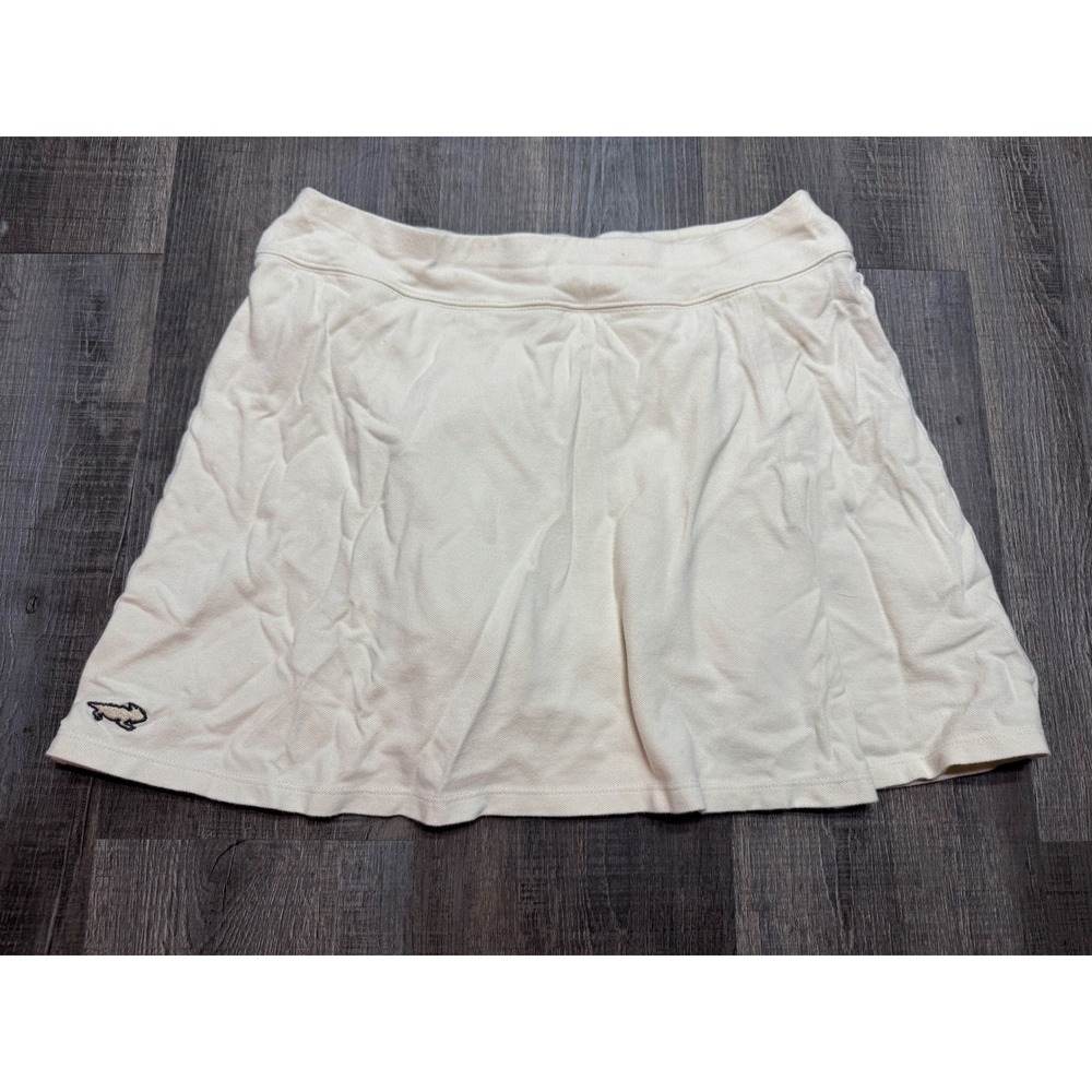Toad&Co Cream Pique Athletic Skort with Built-in Shorts and Pocket Size Small
